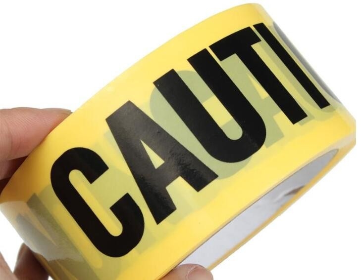 PE van pvc van het douanegevaar Waarschuwingsbarricade van de de Bandomheining van de Voorzichtigheidsveiligheid de Band van Barrier Caution Warning, Weerspiegelende Voorzichtigheidsband