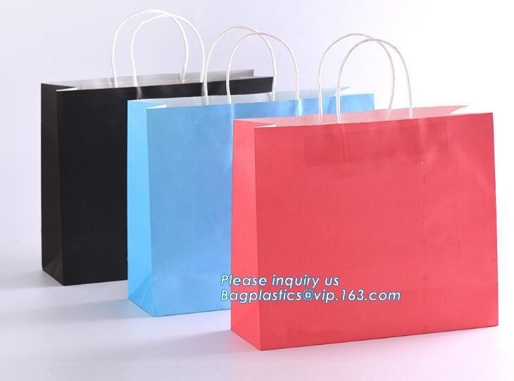 De buitensporige de drukdocument van de ontwerpdouane de giftzakken van de boodschappentassenluxe, Luxe recycleerden het embleem van de douanedruk het winkelen pak pape