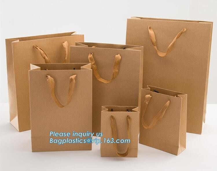 De snelle Leverings Naar maat gemaakte Luxe drukte Document Zakken, de Gerecycleerde Bruine Kraftpapier Pa van Douanelogo printed shopping packaging craft