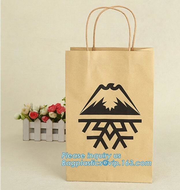 De goedkope kleine document gift doet de Promotieluxeoem Zak van Logo Wedding Custom Paper Gift van de Ontwerp Gouden Folie met Lintpak in zakken