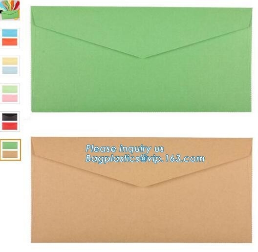 De in het groot kringloop het document van de douanekraftpapier van de druk kleurrijke gift envelop verpakking, OEM paste mini met de hand gemaakte compensatiedruk aan