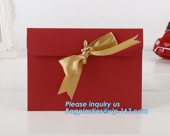 De Delen van douanelogo mini envelope kraft paper small danken u kaarden Enveloppen, de kaartdocument van a3a4a5 douane gedrukte stijve envelo