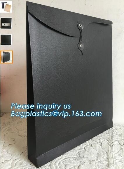 Van de folieranden van het manierontwerp de gouden de kunstdocument lichtrose kaarten die van de huwelijksuitnodiging bagplastic enveloprsvp envelop verpakken,