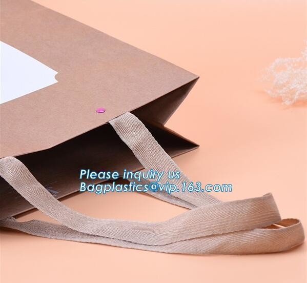 Van de de Douaneambacht van de ontwerpluxe Witte van de de Wijnfles Kringloop van de de Dragerverpakking van de de Zakgift het Document van Kraftpapier het winkelen Gedrukte Zak met Hand