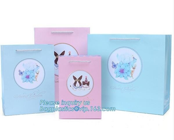 Luxedouane die Unieke Grote het Winkelen Drager Gepersonaliseerde Giftdocument Zakken met pp-Kabelhandvat drukt, bagease, pakket