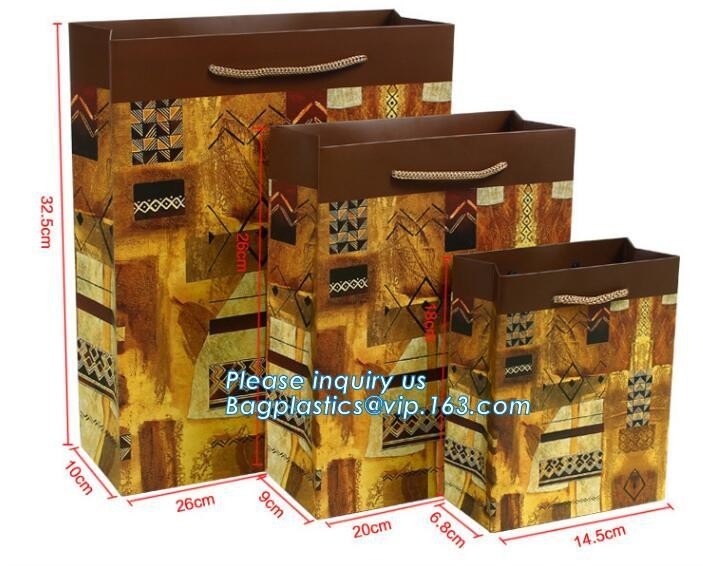 Hoge fabrieksprijs - het document van de het kledingstukdrager van de kwaliteits doet de elegante druk gift groothandel, de Luxe van de douanedruk het winkelen cl in zakken