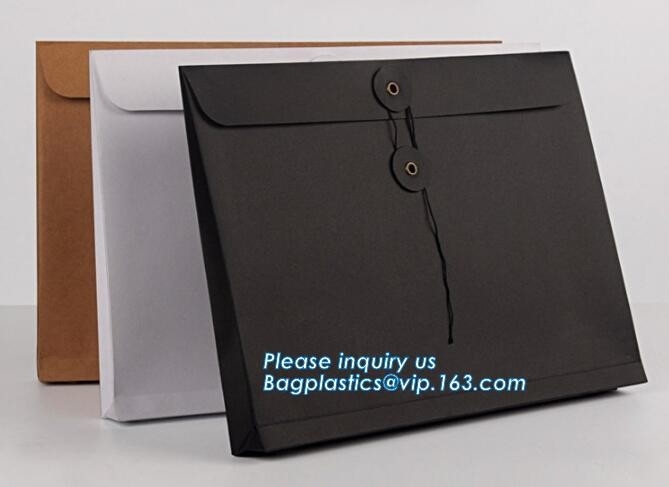 naar maat gemaakt om het even welke het document van groottekraftpapier verschepende envelopfabrikant, Klassiek stijla3 a4 a7 gouden bruin verschepend kraftpapier document e