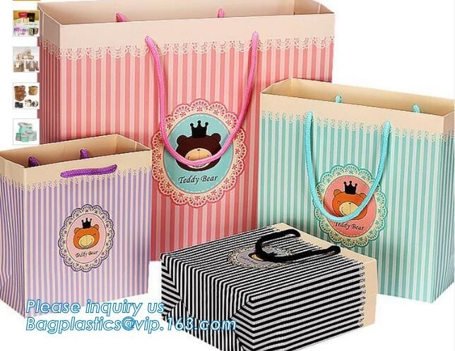 De luxe past Zwart goud in reliëf gemaakt Embleem aan dat door 250gsm C1S Art Gift Shopping Paper Bag met de Handvattenbagease van de Lintboog wordt gemaakt