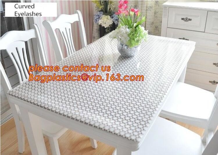 Pvc-Zacht het Glasvierkant van de Tafelkleed Gouden Zilveren Bloem/Waterdichte Oilproof de Eettafeldoek BAGEASE van Rechthoektablecover