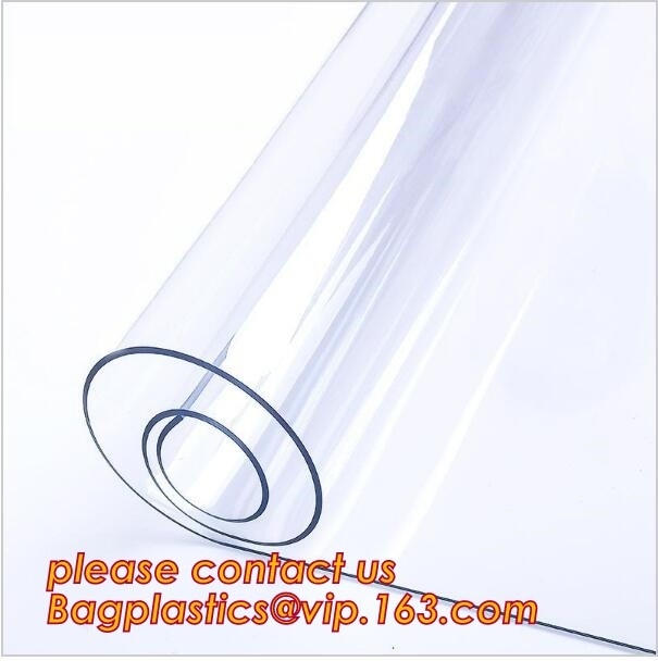 Zachte plastic tafelkleed van het douane het transparante tafelkleed waterdichte en oliebewijs, van de het glasdoek van pvc de waterdichte zachte mat Plas