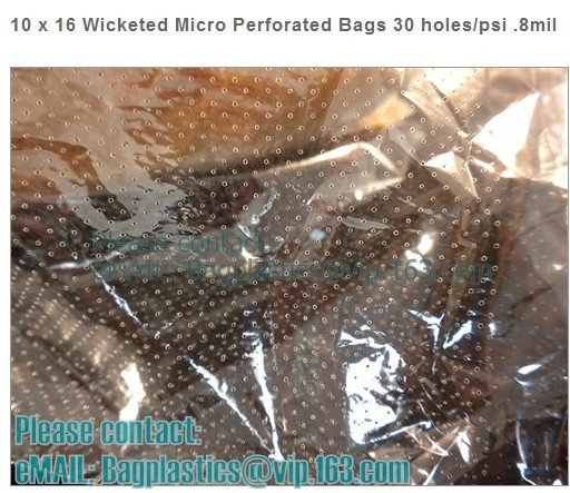 BOPP-de perforatiezakken, Wicketed-Micro perforeerden zakken, Bakkerijzakken, Bopp-zakken, Geperforeerd de Toostbrood P van Broodzakken Micro