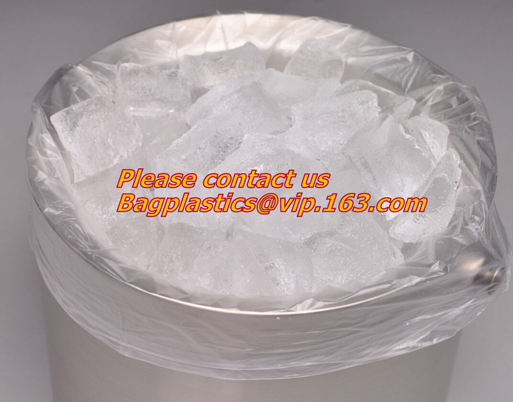 Gedrukte ijszakken, Duidelijk, Drawstring, en Draaibanden, zakken op een broodje, ldpe zak, hdpe zakken