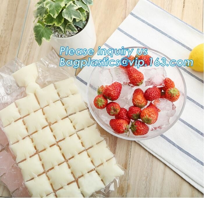 Het beschikbare Ijsblokje Tray Mold Water Injection Cocktail maakt Ijszak, zelfdichtend plastic beschikbaar wijnbier koeler F