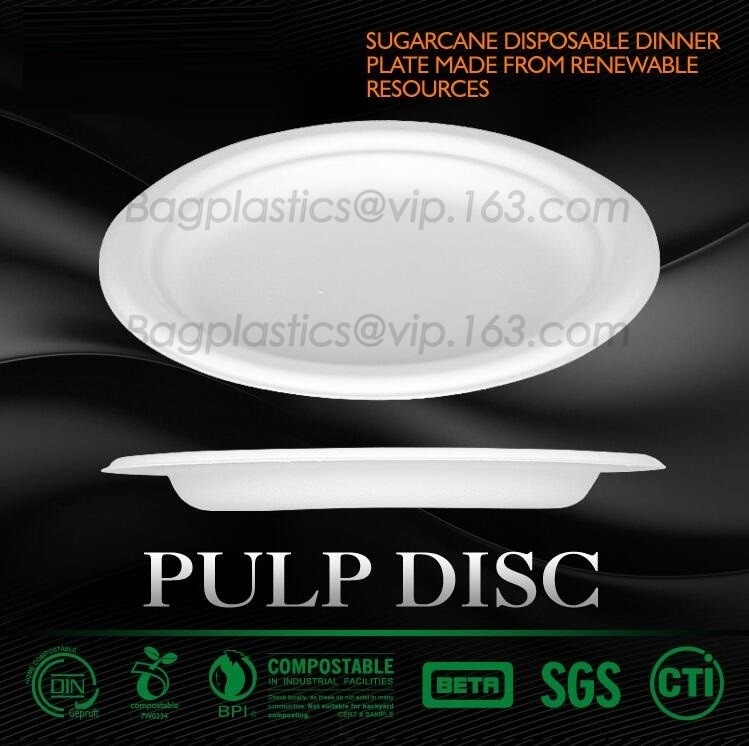 dinerplaat voor resturants, hotels, de Biologisch afbreekbare Originele Plaat van Tarwestraw fiber tableware food container Dishware