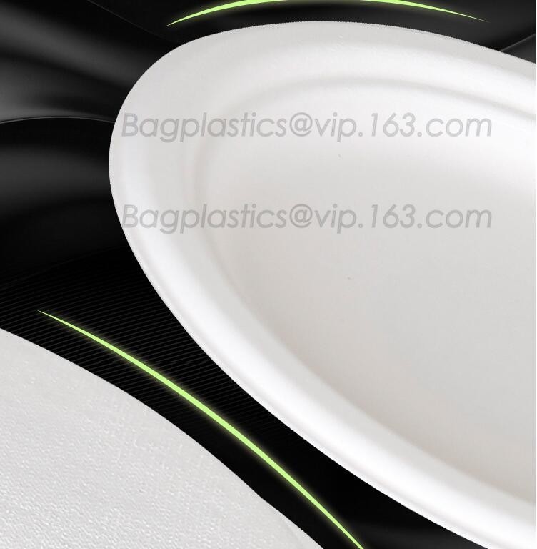 witte cirkeldocument dinerplaten met PLA-deklaagfilm, vaatwerk, de Lichte Industrie &amp; Dagelijks Gebruik, Vaatwerk, Platen