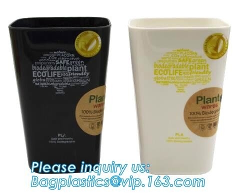 De composteerbare Stijve kop, Biologisch afbreekbare PLA, de milieuvriendelijke biologisch afbreekbare plastic koppen van PLA, PLA 16oz 500ml, vormt Koffie tot een kom om te gaan Mu