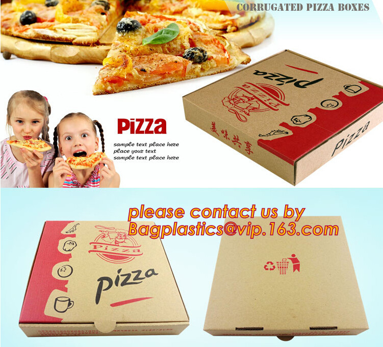 Aangepast PIZZAvakje, Juwelenvakje Verpakking voor voedsel het Document van Verpakkingskartons het Vakje van de zakgift, Fabrikant Custom Printed Pi