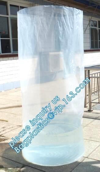 Biologisch afbreekbare ronde bodemzak, plastic voeringszak, de ronde binnenvoering van de bodem plastic trommel, de ronde herberg van de bodem plastic trommel