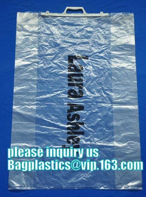 De plastic fabrikanten beste prijs naar maat gemaakte drawstring plastic zakken van de chemisch reinigenwasserij voor bagease van kledingstukbagplastics