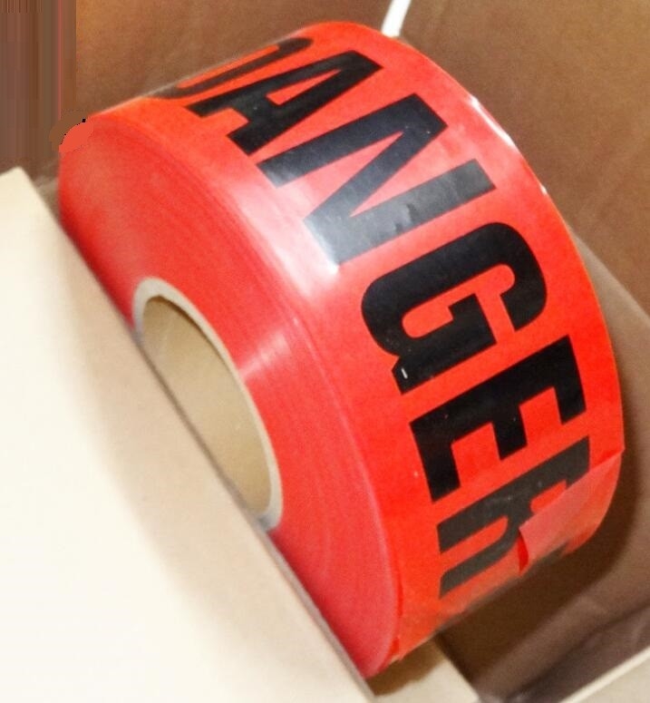 48mm 45mm 50mm de Verpakkingsband van Bopp van de Breedte40mic 45mic 2mil 54micron Dikte met Gedrukte, plakband voor zak die m verzegelen