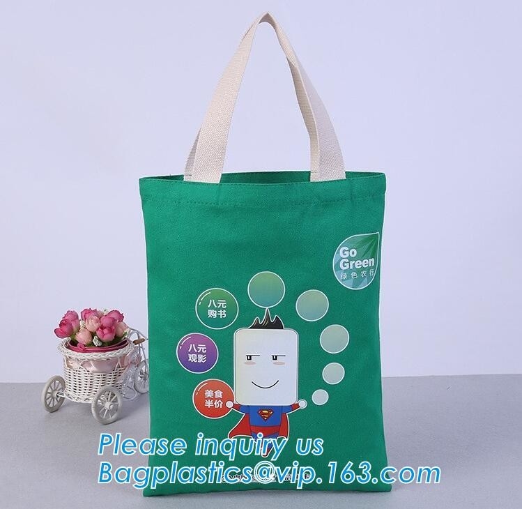 duurzame het handvat katoenen van de waskabel totalisatorzak, Goedkope In het groot Handvat het Winkelen Katoenen van het Zak Kleurrijke Canvas bagease van Tote Bag pac