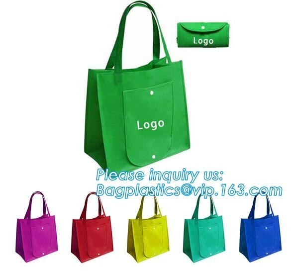 De Stof van fabrikantenwholesale promotional price Rekupereerbare het Winkelen Tote Carry Custom pp niet Geweven Zakken, bagease, pakken