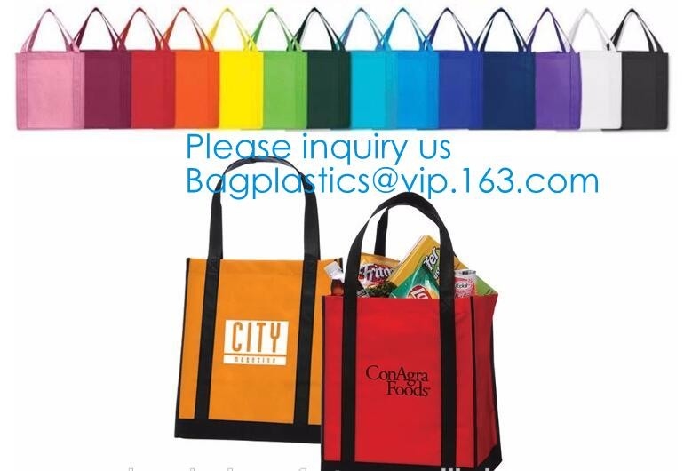 In het groot Kringloophandtas niet Geweven Zak, Zak van Douane de Kleurrijke Tote Shopping Non Woven Carrier, Tote Recycle Non Woven Bag