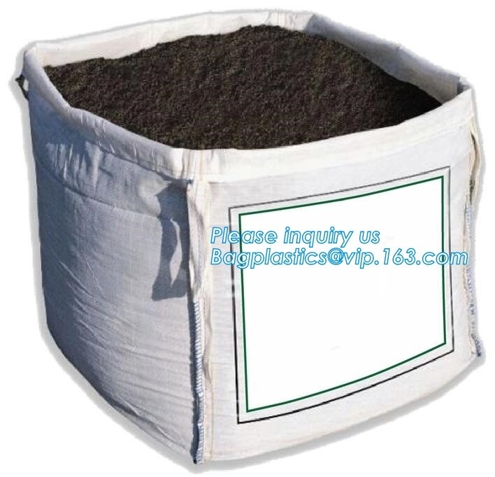 pp geweven grote fibc jumbozak voor steenkoolcement, de Maagdelijke Materiële pp geweven bulkzak 1000kg-3000kg, de Kringloopcontainer van 100% van FIBC