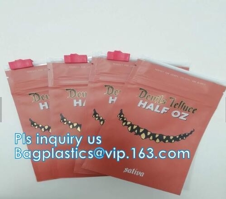herbal flat metalized small foil pouches with zip lock, herbal incense pouch, herbal potpourri pouch