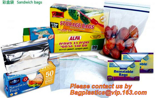 100% virgin LDPE plastic slider zip lock bag with customer printing, zipper bags, sliders, Napkins Tissues Toilet Rolls