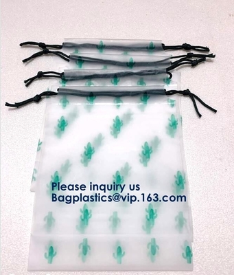 Non-Toxic Odorless Clear Transparent PVC Slider Zipper Bag With Custom Logo,Frosted Translucent Pvc Slider Plastic Seale