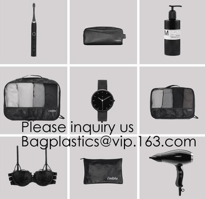 Custom Travel Organizer Cosmetic Ziiper Black Tyvek Paper Bag,Factory Price Tyvek Cosmetic Bag Custom Tyvek Paper Pouch