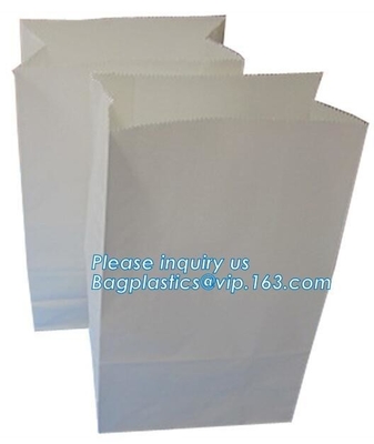 wholesale bread paper bag for customer blank paper bag,greaseproof printed bakery bread packaging plastic paper bags wit