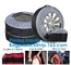 Anti UV Automotive 600D Wheel And Tyre Bags Automotive Spare Tire Tyre Wheel Cover With Carrying Handles Tote Car Wheel