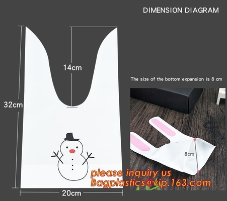 Biodegradable Pac T Shirt Bags, Shopping Bags, Merchandise Bags,Plain Grocery Bags, Kitchen Trash Bags, Reusable Grocery