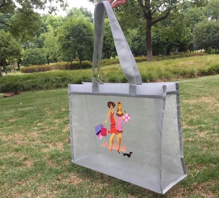 Grocery Mesh Tote, Summer Beach Bag Beach Bags Shopping Bags Toys Storage Bags Grocery Bags Picnics Bags Gym Bags