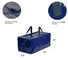 Travel Tote Should Handle Bags, Grid Bag With Zipper 160 GSM Big PP Laminated Non Woven Zipper Bag Large Luggage Bag