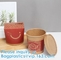 Eco Friendly Disposable Takeaway Food Container Kraft Paper Noodle Bowls Hot Soup Cup With Paper Flat Lid